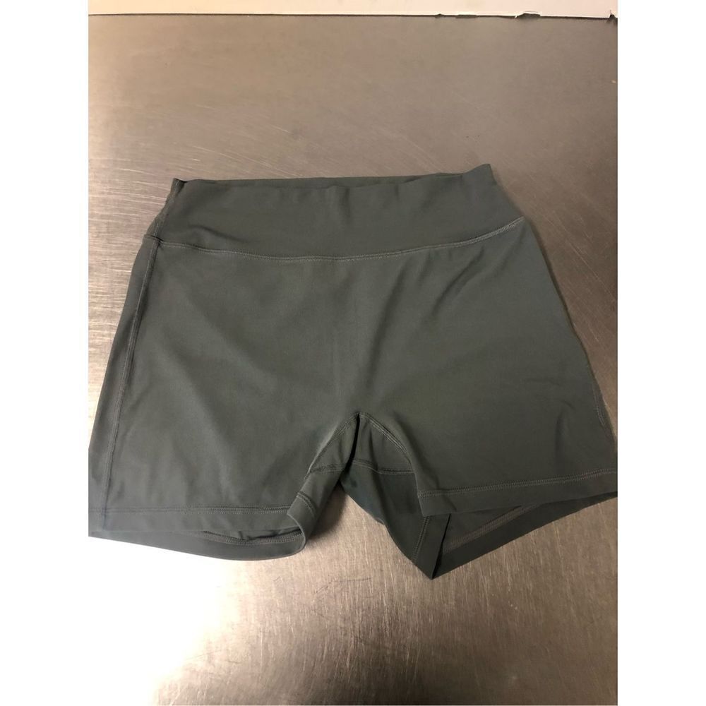Women’s Gray Compression Bootie Workout Short Size L
